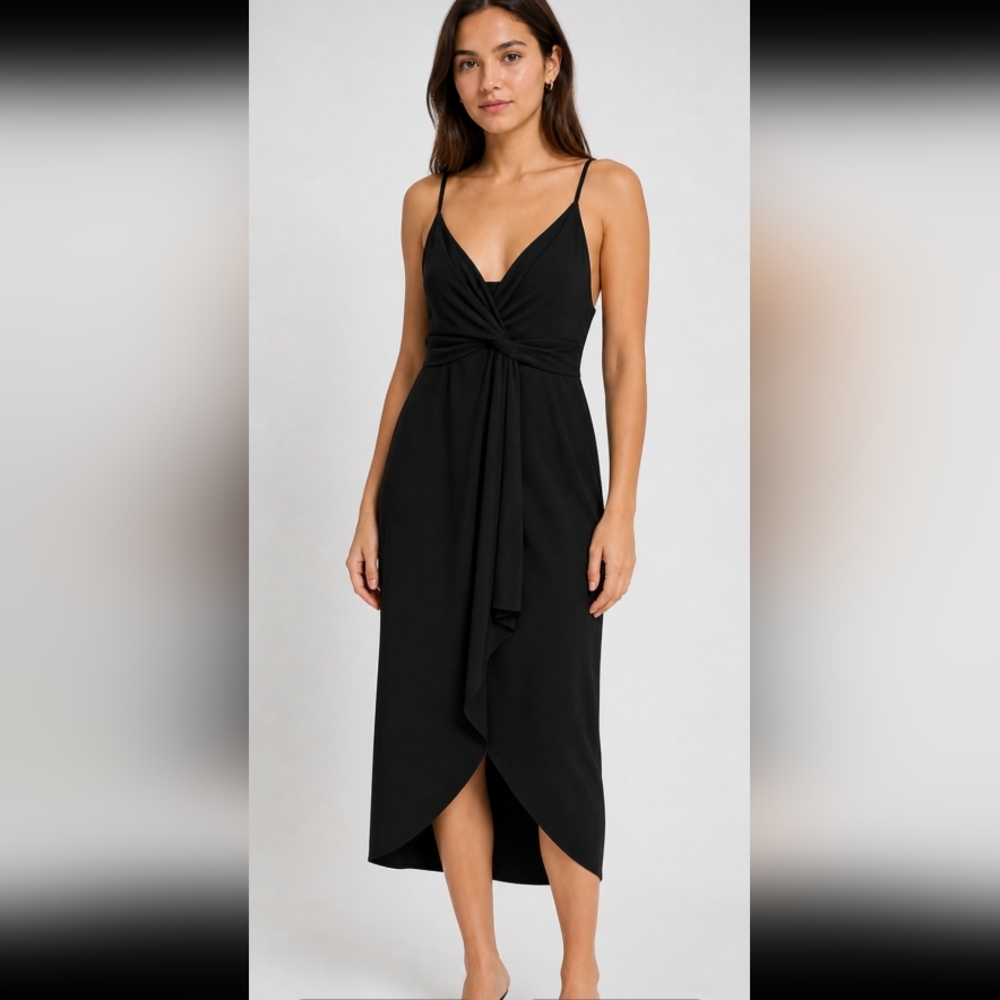 PRIVY Small Black Strap Dress Small